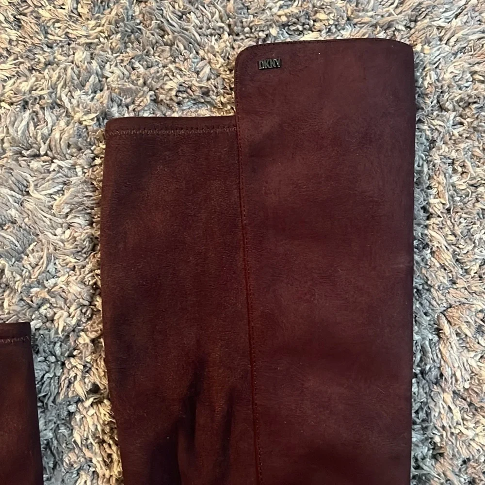 DKNY CHOCOLATE BROWN OVER THE KNEE BOOT - NEW - Picture 7 of 13